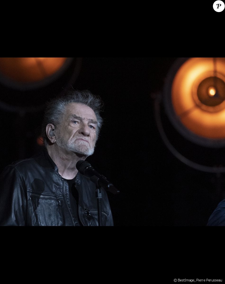 Eddy Mitchell - La Nuit de la Déprime revient aux Folies Bergère, le 3 février 2020. © Pierre Perusseau / Bestimage