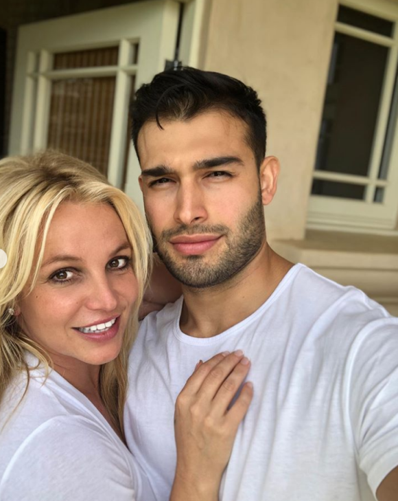 Britney Spears et son compagnon, Sam Asghari, le 17 mai 2019.