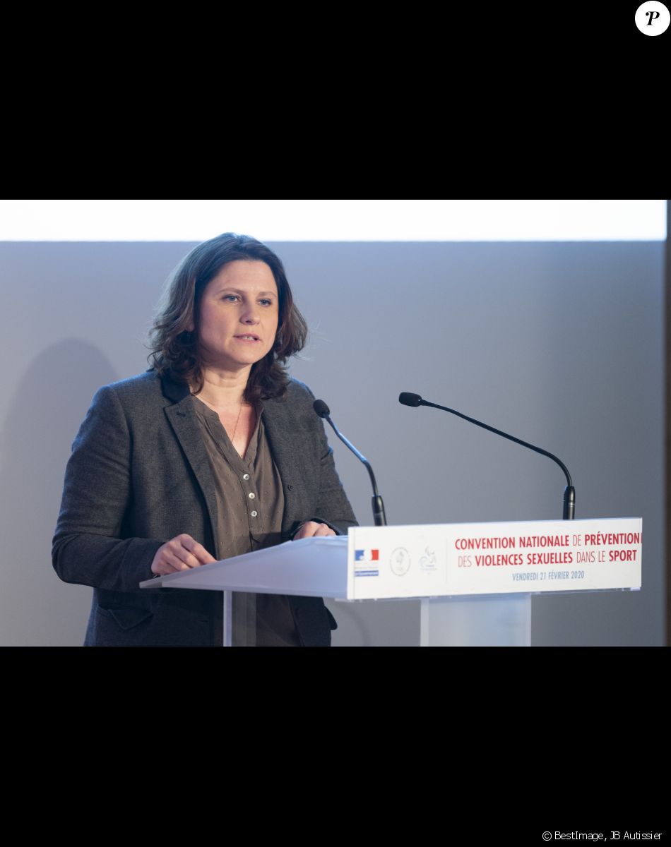 Roxana Maracineanu - Ministre des Sports - Convention nationale pour la prévention de la violence sexuelle dans le sport à Paris. © JB Autissier/Panoramic/Bestimage
