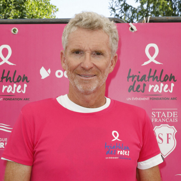 Denis Brogniart - 8e édition du "Triathlon des roses" au Stade Français dans le domaine de Saint Cloud. © Marc Ausset-Lacroix/Bestimage