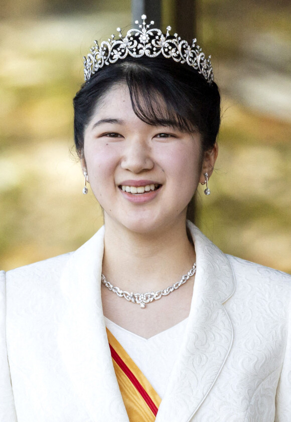 La princesse Aiko du Japon accueille la presse au palais impérial pour son 20 ème anniversaire. Elle accède à la majorité. le 5 décembre 2021.