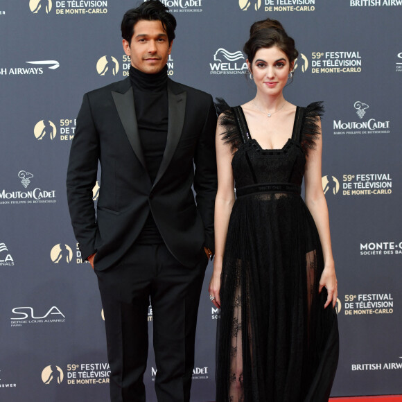 Vinnie Dargaud et Claire Chust durant la soirée d'ouverture du 59ème Festival de Télévision de Monte Carlo à Monaco le 14 juin 2919.© Bruno Bebert / Bestimage