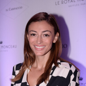 Rachel Legrain-Trapani (Miss France 2007) - Inauguration du restaurant italien gastronomique "Il Carpaccio" au Royal Monceau à Paris le 6 octobre 2021. © Rachid Bellak/Bestimage 