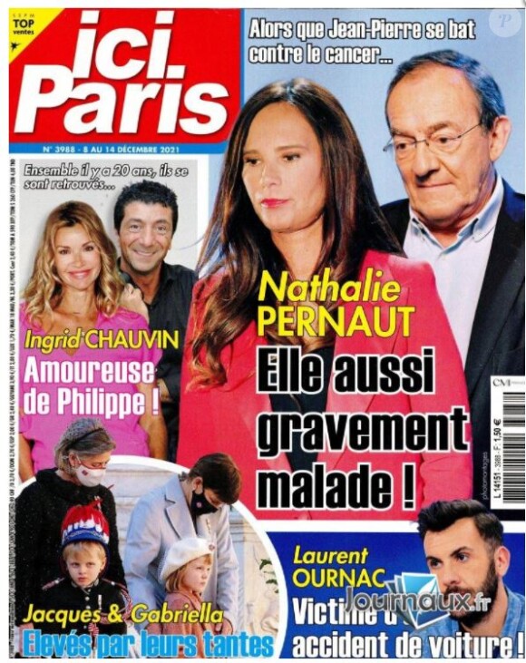 Couverture du magazine "Ici Paris" du 8 décembre 2021