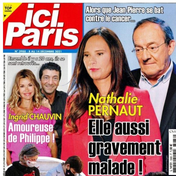 Couverture du magazine "Ici Paris" du 8 décembre 2021