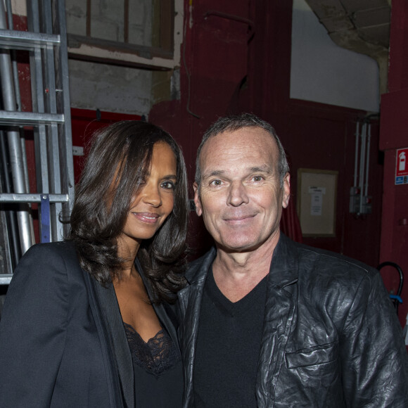 Exclusif - Backstage - Karine Le Marchand, Laurent Baffie - La Nuit de la Déprime revient aux Folies Bergère, le 3 février 2020. © Pierre Perusseau / Bestimage