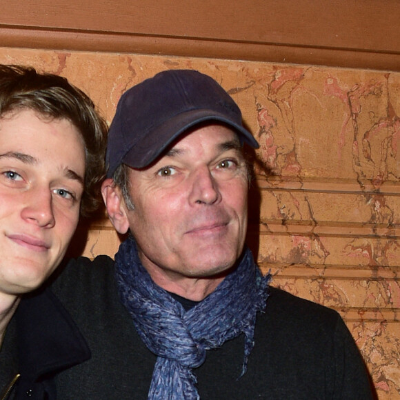 Laurent Baffie et son fils Benjamin Baffie pour la pièce "Toc toc" - Soirée de présentation de l'événement théâtral du début de l'année 2016 au théâtre Le Palace à Paris, le 30 novembre 2015. © Giancarlo Gorassini/Bestimage