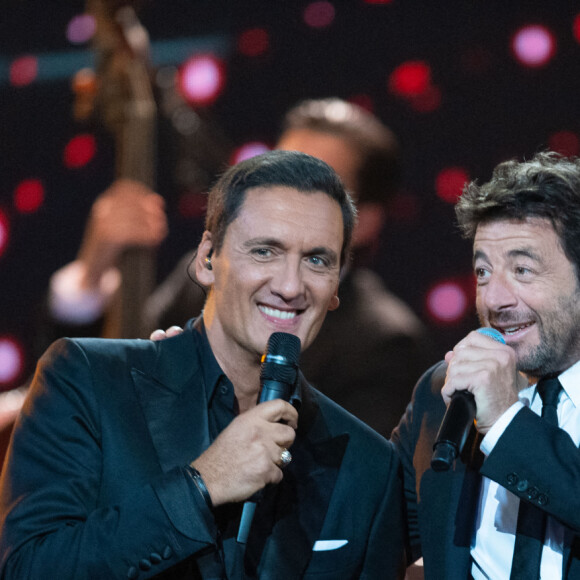 Exclusif - Dany Brillant et Patrick Bruel - Enregistrement de l'émission "Chantons Aznavour" aux Folies Bergère à Paris, diffusée le 10 décembre à 21h05 sur France 3 © Pierre Perusseau / Bestimage 