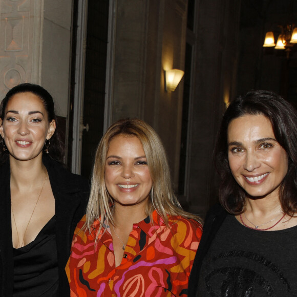 Exclusif - Charlotte Gaccio, Sheryfa Luna, Séverine Ferrer, Marie Fugain et Samantha Rénier - Showcase du spectacle "La Voie des Femmes". Le 25 novembre 2021. © Denis Guignebourg / Bestimage