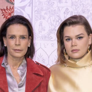 La princesse Stéphanie de Monaco et sa fille Camille Gottlieb lors du défilé de mode prêt-à-porter "Alter" automne-hiver 2020/2021 lors de la semaine de la mode à Paris, France, le 25 février 2020. © Olivier Borde/Bestimage