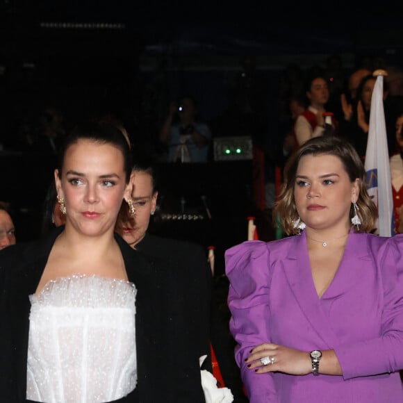 Pauline Ducruet et sa soeur Camille Gottlieb lors du 44ème Festival International du Cirque de Monte-Carlo. Le 17 janvier 2020 © J.C. Vinaj / Pool / Bestimage