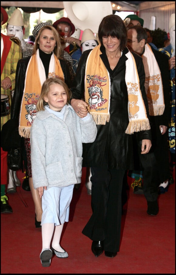 La princesse Stéphanie de Monaco et sa fille Camille Gottlieb au 30e Festival International du Cirque de Monte-Carlo, en 2006.