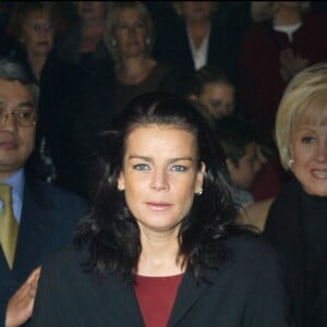 La princesse Stéphanie de Monaco et sa fille Camille Gottlieb au Festival 1ère Rampe du Cirque de Monaco, en 2003.