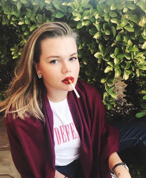 Camille Gottlieb, la plus jeune fille de la princesse Stéphanie de Monaco, sur Instagram en 2017.
