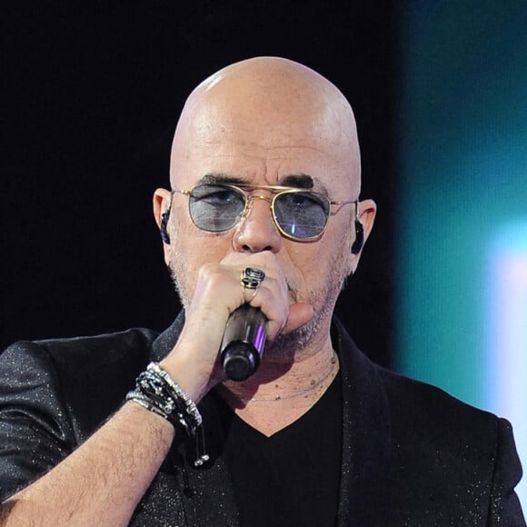 Exclusif - Pascal Obispo - Enregistrement de l'émission "Duos Mystères" à la Seine Musicale à Paris, qui sera diffusée le 26 février sur TF1. Le 2 février 2021. © Gaffiot-Moreau / Bestimage 