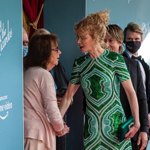 Nicole Kidman, son mari Keith Urban et sa mère Janelle Kidman assistent à l'avant-première du film "Being The Ricardos" à Sydney. Le 15 décembre 2021