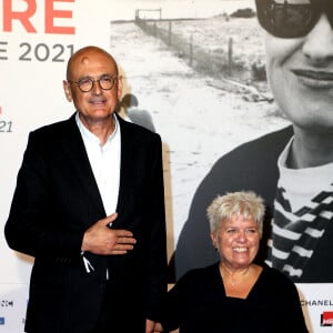 Benoist Gérard et sa femme Mimie Mathy - Cérémonie d'ouverture du Festival Lumière 2021 à Lyon le 9 octobre 2021. © Dominique Jacovides / Bestimage