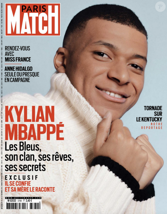 Couverture du nouveau numéro de "Paris Match" paru le 16 décembre 2021