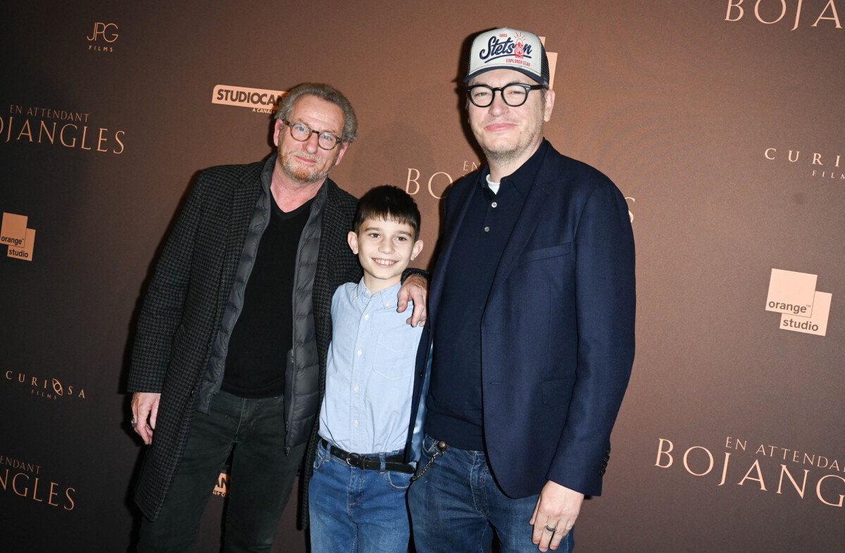 Photo : Guillaume Schiffman, Solan Machado-Graner et Régis Roinsard -  Avant-première du film 