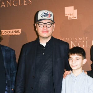 Olivier Bourdeaut, Régis Roinsard, Solan Machado-Graner et Virginie Efira - Avant-première du film "En Attendant Bojangles" au cinéma Pathé Opéra à Paris. Le 16 décembre 2021. © Coadic Guirec/Bestimage