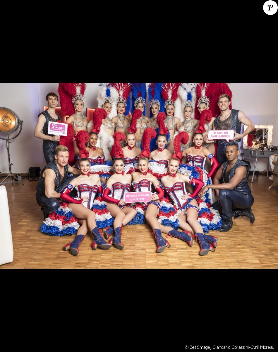 Exclusif - Le Moulin Rouge -Backstage de l'émission "Tout le monde chante contre le cancer" au Palais des Congrès à Paris, diffusée le 23 décembre sur W9. © Giancarlo Gorassini-Cyril Moreau / Bestimage