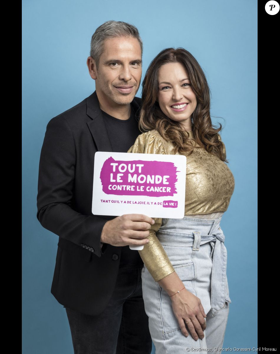 Exclusif - Medi Sadoun et Natasha St-Pier - Backstage de l'émission "Tout le monde chante contre le cancer" au Palais des Congrès à Paris, diffusée le 23 décembre sur W9. © Giancarlo Gorassini-Cyril Moreau / Bestimage