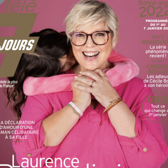 Laurence Boccolini fait la couverture de "Télé 7 jours" avec sa fille Willow