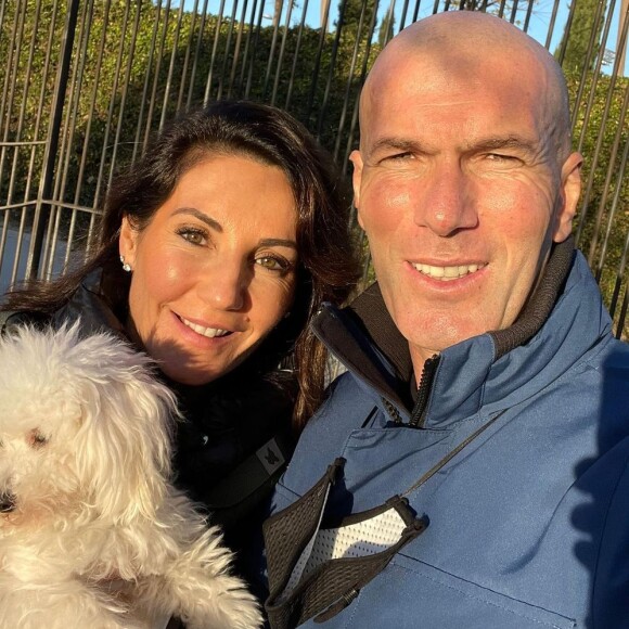 Zinedine et Véronique Zidane sur Instagram.
