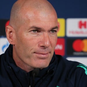 Zinedine Zidane - Conférence de presse à Madrid, le 25 février 2020. © Irina R. H/AFP7 via ZUMA Wire / Bestimage