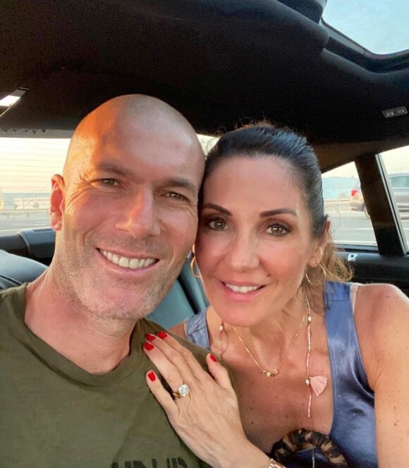 Zinedine et Véronique Zidane sur Instagram. Le 11 octobre 2021.