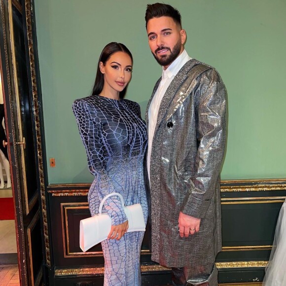 Nabilla, comblée d'amour par son mari Thomas Vergara et leur fils Milann.