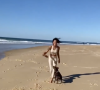 Inès Loucif (Koh-Lanta) avec son chien Maïko - Instagram
