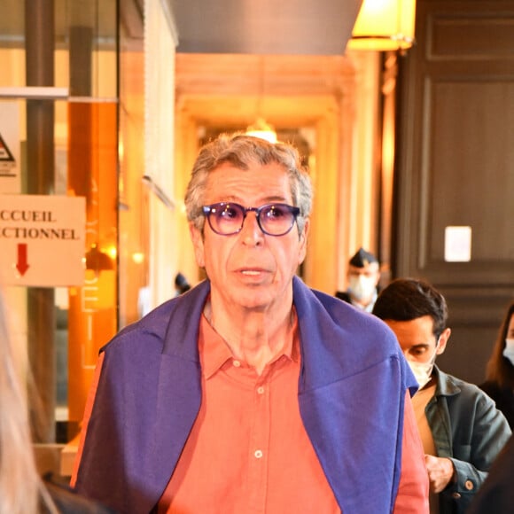 Patrick Balkany à la sortie du palais de justice de Paris, le 27 mai 2020