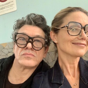 Marc Lavoine et Barbara Schulz sur Instagram. Le 16 septembre 2021.