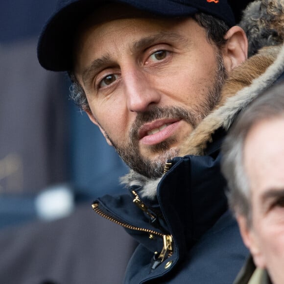 Arié Elmaleh dans les tribunes lors du match de Ligue 1 "PSG - Dijon (4-0)" au Parc des Princes, le 29 février 2020. © Cyril Moreau/Bestimage