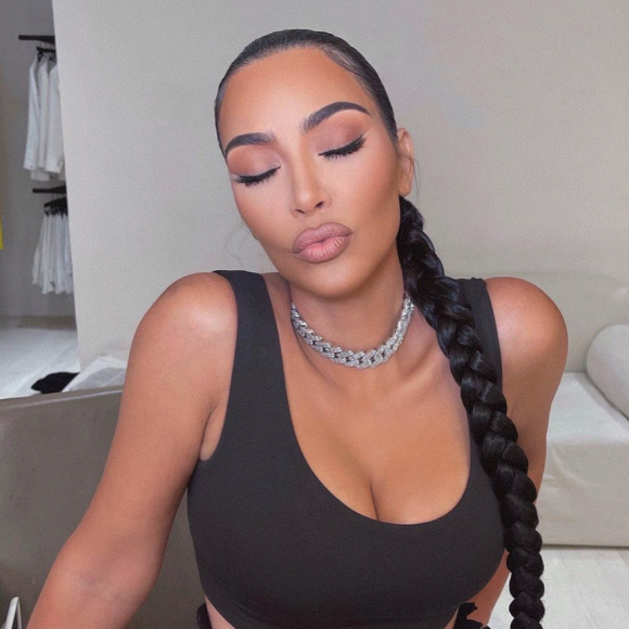 Kim Kardashian en janvier 2022.