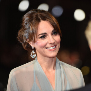 Catherine Kate Middleton, la duchesse de Cambridge - Première mondiale du nouveau James Bond "Spectre" au Royal Albert Hall à Londres le 26 octobre 2015.