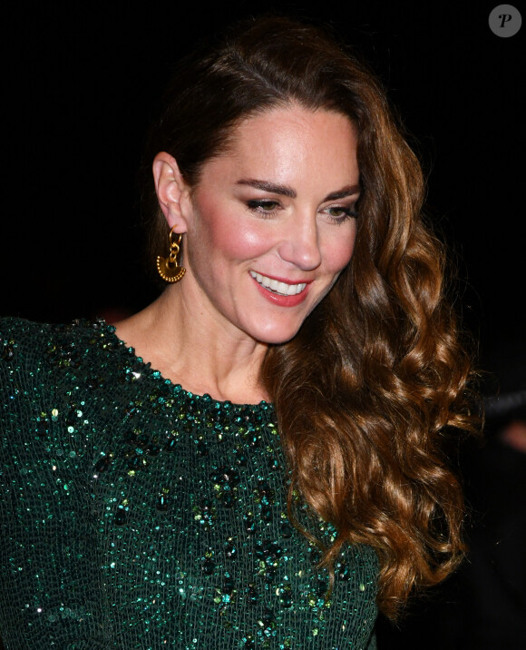 Catherine (Kate) Middleton, duchesse de Cambridge, assiste au Royal Variety Performance au Royal Albert Hall de Londres, Royaume Uni, le 18 novembre 2021.
