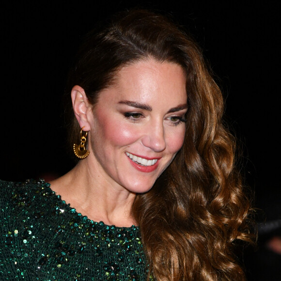 Catherine (Kate) Middleton, duchesse de Cambridge, assiste au Royal Variety Performance au Royal Albert Hall de Londres, Royaume Uni, le 18 novembre 2021.