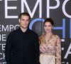 Louis Garrel et sa femme Laetitia Casta - Emission "Che Tempo Che Fa" à Milan.