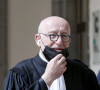 Maître Alain Jakubowicz, avocat de Nordhal Lelandais - Procès de Nordahl Lelandais à la cour d'assises de la Savoie, à Chambéry pour le meurtre d'Arthur Noyer le 5 mai 2021. © Pascal Fayolle / Bestimage