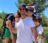 Sophie Ferjani dévoile une photo de son mari et ses enfants à l'occasion de la fête des Pères, le 21 juin 2020