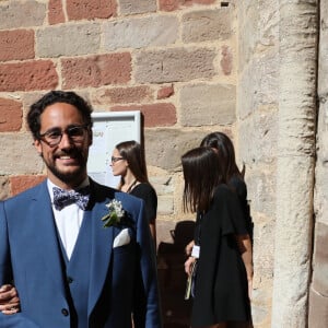 Ségolène Royal - Mariage de Thomas Hollande et de la journaliste Emilie Broussouloux à la mairie à Meyssac en Corrèze près de Brive, ville d'Emiie. Le 8 Septembre 2018. © Patrick Bernard-Guillaume Collet / Bestimage