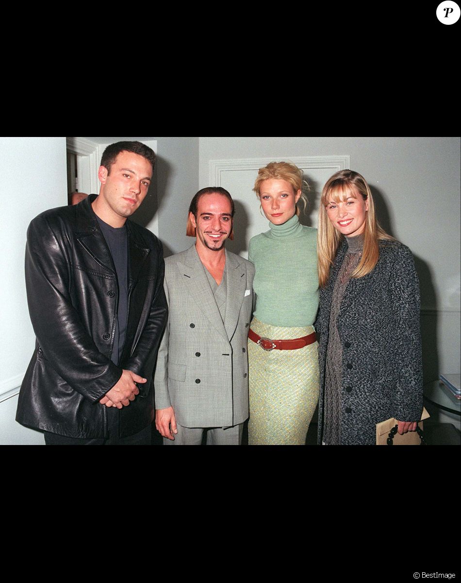Ben Affleck, Gwyneth Paltrow et John Galliano.