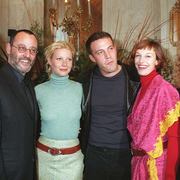 Ben Affleck, Gwyneth Paltrow, Jean Rena et sa femme Natasha Diskiewicz. 