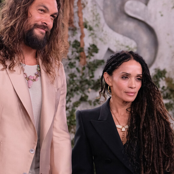 Jason Momoa et sa femme Lisa Bonet à la première du film "See" à Los Angeles, le 21 octobre 2019.