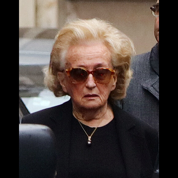 Bernadette Chirac - Obsèques de Laurence Chirac en la basilique Sainte-Clotilde à Paris, le 16 avril 2016. © Crystal Pictures/Bestimage