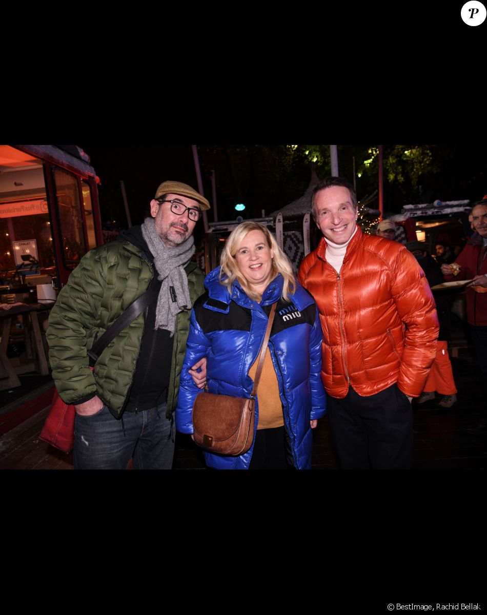 Exclusif - Paul Pairet, Hélène Darroze, Stéphane Rotenberg - Inauguration de la saison hivernale "Chez Monix" au restaurant "Le Splash" à Asnières-sur-Seine le 25 novembre 2021. La saison hivernale est (presque) lancée. © Rachid Bellak/Bestimage