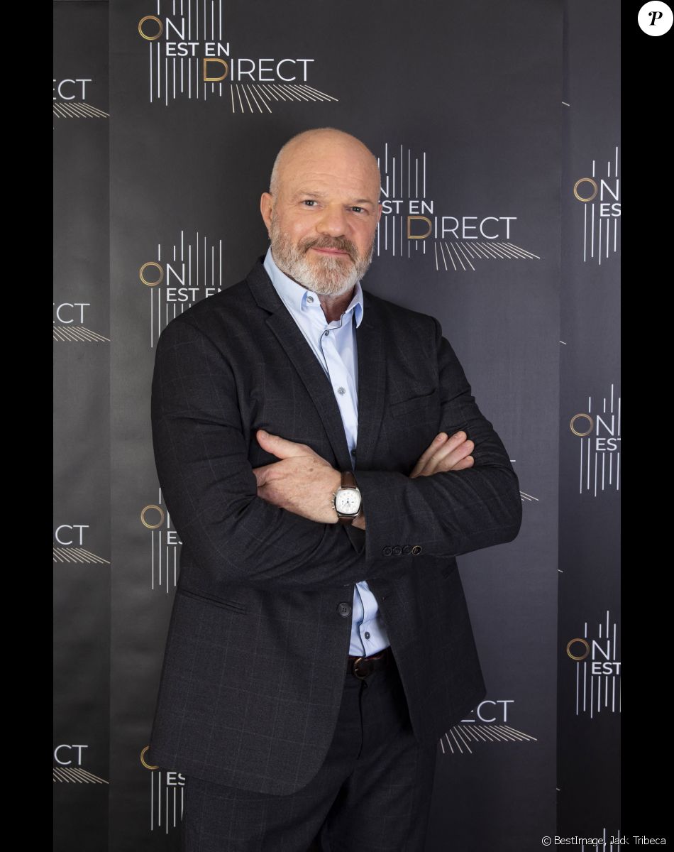 Exclusif - Philippe Etchebest - Chef étoilé et meilleur ouvrier de France - Backstage de l'émission OEED (On Est En Direct) , présentée par Laurent Ruquier et diffusée en direct le 17/04/21 sur France2 - Paris le 17/04/2021 ©Jack Tribeca / Bestimage
