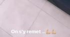 Vitaa enceinte et à bout de souffle lors de sa reprise du sport post Covid, sur Instagram.